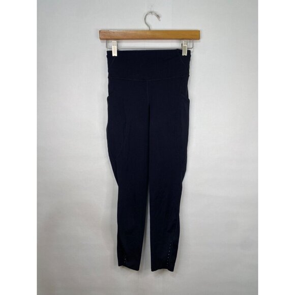 Lululemon 4 Fast Free High-Rise Tight 25" *Pockets Black Leggings - Picture 3 of 7